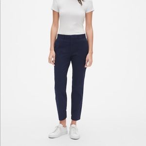 Gap Slim Cropped City Pant Navy